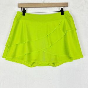 Title Nine Va Va Vroom Power Mesh Skirt Skort Size Medium Layered Pickleball